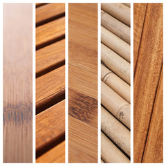 composition textures de bois