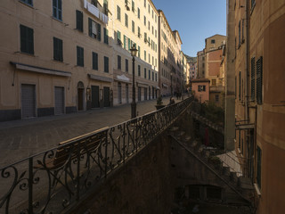 Fototapeta na wymiar Camogli, centro storico
