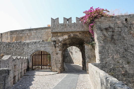 Rhodes Old Town, one of the best preserved and most extensive medieval towns in Europe. 