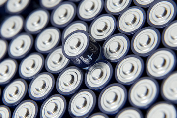 Composition with alkaline batteries