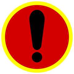 Icon warning exclamation