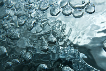 Water Drops Dew Details Bubbles