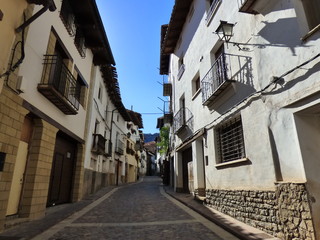 Obraz premium Alcala de la Selva. Pueblo de Teruel en Aragon (España) en la comarca de Gúdar-Javalambre