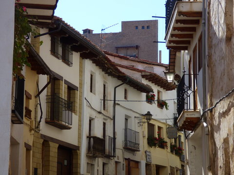 Alcala de la Selva. Pueblo de Teruel en Aragon (España) en la comarca de Gúdar-Javalambre