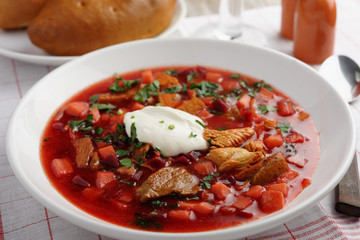 Russian beetroot soup