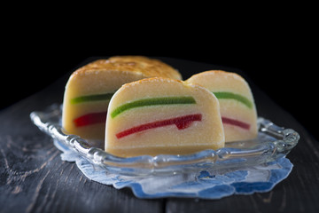 Pan de Cádiz postre de mazapán para la celebración de la Navidad
