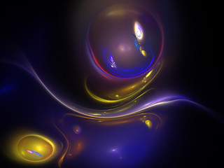 Abstract fractal background