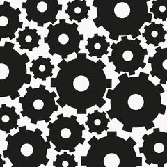 Background from gear black