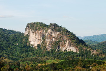 Landscape at Thongphaphum area, Kanchanaburi Thailand