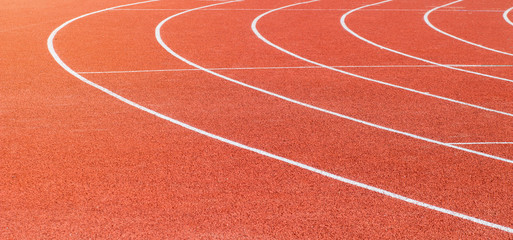 Fototapeta premium red running track sports texture