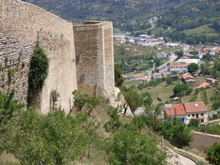 Muralla de Morella. Pueblo bonito de Castellon ( Comunidad Valenciana, España)