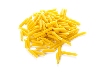 Pasta on a white background