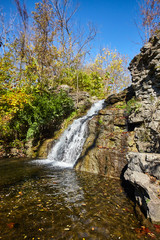 Fototapeta na wymiar Exploring Indiana Waterfalls