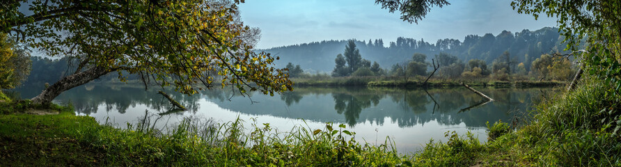 Iller Panorama, Flußlauf, Fluß