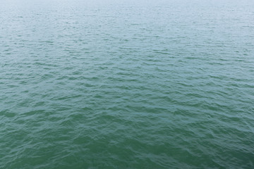 Top view of sea surface