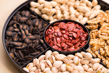 Chinese new year snack tray