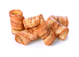 sweet banana crisps, Thai snack
