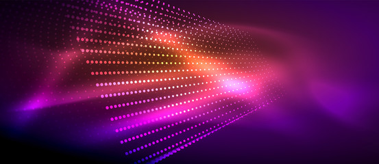 Obraz premium Neon light effects, particles