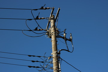 日本の電柱