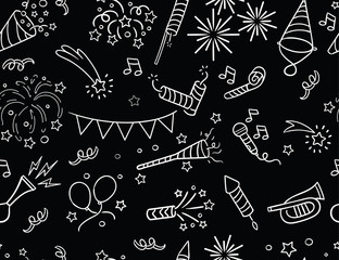 Handdrawn Party & Celebration Pattern