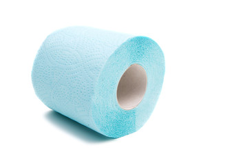 roll of toilet paper isolated