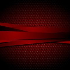 Dark red abstract striped vector background