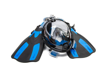 mask for diving isolated