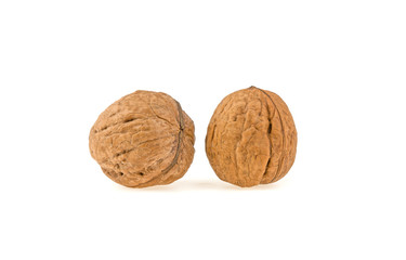walnut isolated on white background