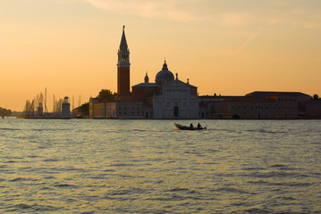 Fototapeta premium Morning at the Cathedral of San Giorgio Maggiore Venice, Italy