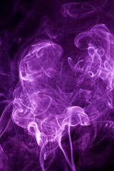 Toxic purple smoke.