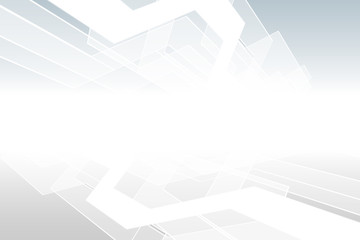 Fototapeta premium Grey geometric technology background . Vector abstract graphic design