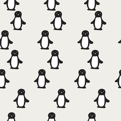 seamless penguin pattern © pacpumi