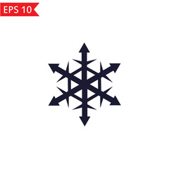 Snowflake icon.