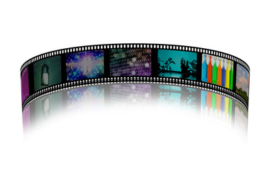 Naklejka premium Film strip