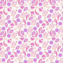 Seamless  paisley pattern. Vector background for textile, print, wallpapers, wrapping.