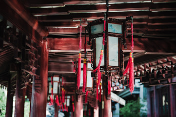 Chinese lanterns at Yuyuan Garden in shanghai china
