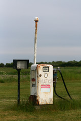 vintage petrol pump