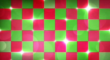 Merry Christmas wrapping background with red and green lightning burst