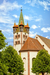 Fototapeta na wymiar Chatenoix. Eglise saint Georges. Alsace, Bas Rhin