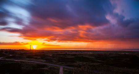 Sonnenaufgang mit Wolkenpanorama