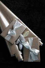 weihnachtliche geschenkverpackung