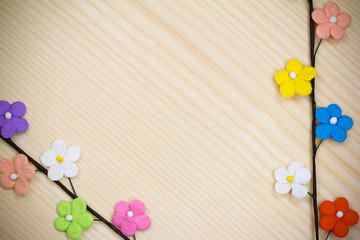 Colourful Paper flowers