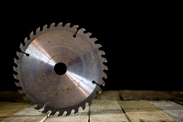 Old good carpentry, tools drill bit. Wooden carpentry table and old good carpentry tools on it.