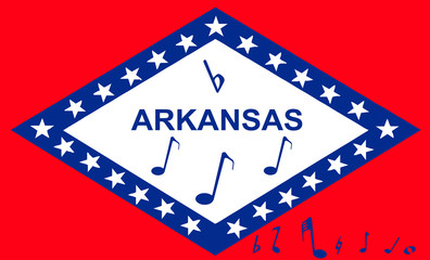 Musical Flag of Arkansas