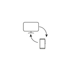 phone computer sync icon