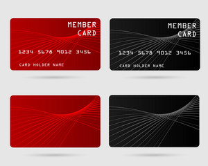member card, business VIP card, design for privilege member,vector