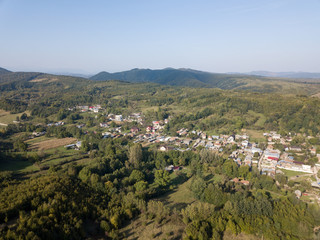 Fototapeta na wymiar Village from above