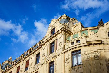 Fototapeta na wymiar Historische Gebäude in Prag, Tschechien