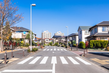 郊外の住宅街