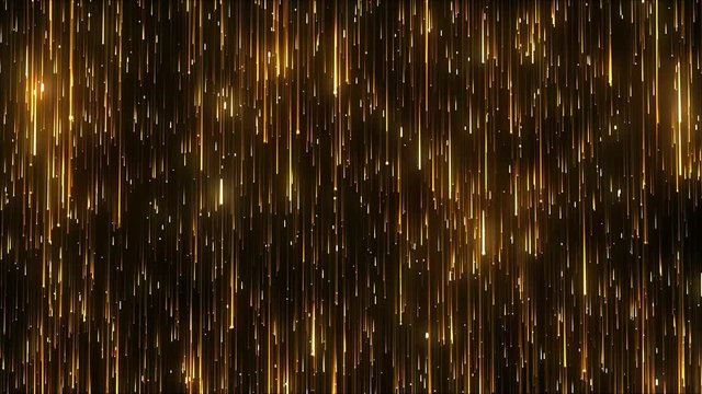 Gold Particles Glitter Glamour Awards Background